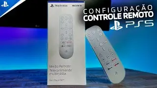 Como configurar o controle remoto PS5!