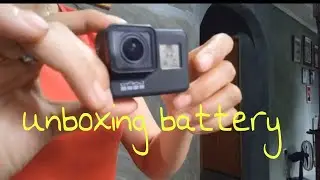 #unboboxing gopro7 battery