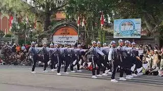 Gerak Jalan Putra SMA Negeri 1 Negara