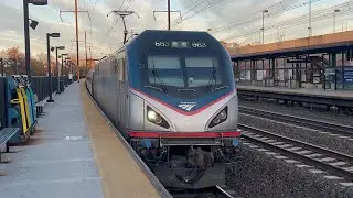 Amtrak & NJ Transit - NEC Railfanning at Metropark & Edison (11/24/23)