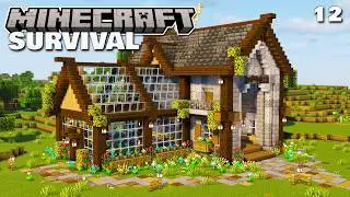 I Infected My Whole Village, Before building This SWEET Glass House! - Minecraft Survival