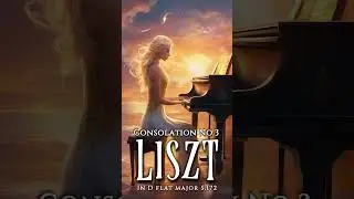 Liszt "Consolation No.3" in D flat major S 172 #classicalmusic #readingstudy #piano #relax #music