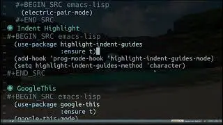 Gnu/Emacs Highlight-Indent-Guides & Google-This