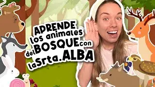 Forest Animals for Kids | Learn with Miss Alba | Forest Animals for Kids