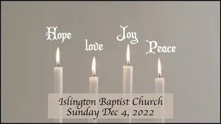 Sermon Isaiah 49 Sunday Dec 4, 2022 IBC