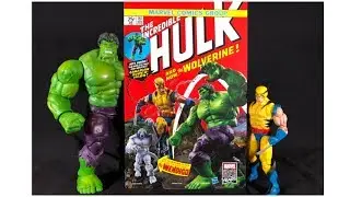 Unboxing Hasbro's 80th Anniversary 6" Marvel Legends Wolverine vs The Incredible Hulk 2 Pack