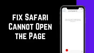 Safari Cannot Open the Page Because it Could Not Establish A Secure Connection to The Server iOS 16