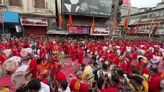 Ramanbaug Pathak | मानाचा पहिला ठोका | नवीन कल्लोळ | Ganapati Visarjan 2025 