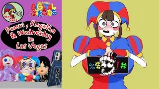 In Las Vegas Ragatha Pomni  & Wednesday React To The Amazing Digital Circus. Funny TicToc  Video-19