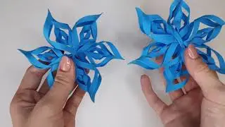 ◼СНЕЖИНКИ ИЗ ФОАМИРАНA◼К Новому Году✨snowflake