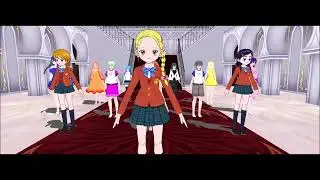 真珠美人魚們練空手道