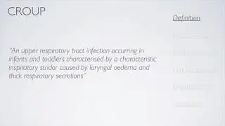 Respiratory - overview