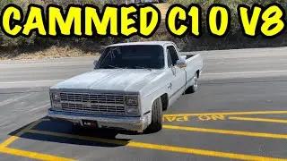 CAMMED 1984 Chevy Scottsdale w/ HEADERS & BLACK WIDOWS!