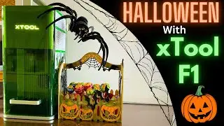 Top Fun Halloween Ideas with xTool F1 2024🎃 Episode 4 🎃 #xtoolf1