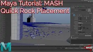 Maya Tutorial: MASH Quick Rock Placement For Environments