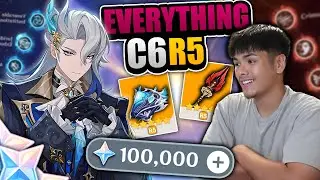 I decided to C6R5 EVERYTHING in 4.1... | Genshin Impact Summons