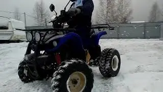 Первый снег, первый дрифт, первый опыт,первый квадроцикл.