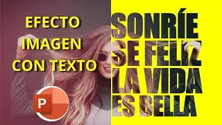 Cómo Crear EFECTO de IMAGEN en TEXTO con PowerPoint