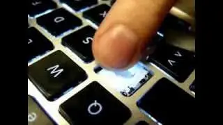 SLOW MOTION  How To Clean/Fix/Replace MacBook Aluminium Keyboard