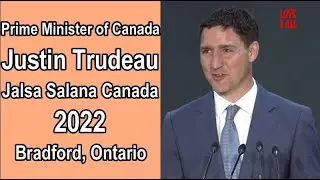 Jalsa Salana Canada 2022 DAY 2 | Mr. Malik Laal Khan Intro PM Mr. Justin Trudeau Long service