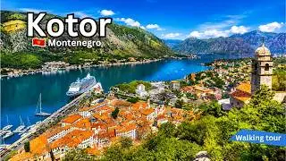The Reason So Many Cruise Ships Pick Kotor 🇲🇪 | Montenegro | 4K Tour, Old Town, Dobrota & Cable Car