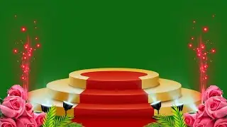 Concert Stage Green Screen / Stage Green Screen / Green Screen Background Video / Stage Light Effect