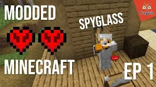 modded hardcore? also, spyglass | Minecraft Modded Hardcore