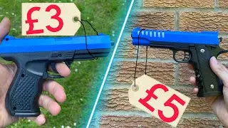Trying the Cheapest Airsoft Pistols