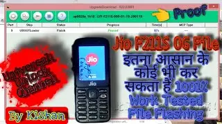 Jio F211s Hang On Logo Solution By Flash With Original Care File 1001% Solved All Problems ...