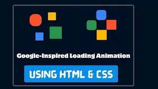 HTML & CSS Google Loader | Responsive Google-Inspired Loading Spinner