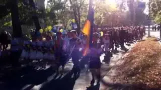 День посёлка Власовка. Парад.