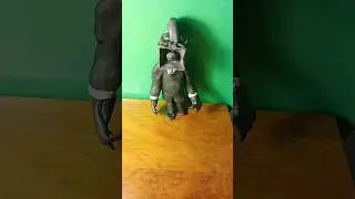 Средний Камерамен из пластилина.Large Camera man from plasticine