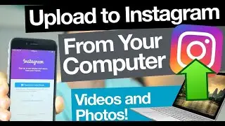 How to Upload Pictures to Instagram without a Phone!!! 🔥