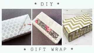 3 Elegant Christmas Gift Wrap Ideas | Creative Gift wraps | How to wrap a gift 
