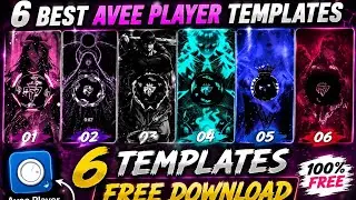 6 BEST AVEE PLAYER TEMPLATES FREE DOWNLOAD 😱 | Top Phonk Templates 2026