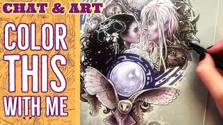 Fantasy drawing / coloring / Labyrinth