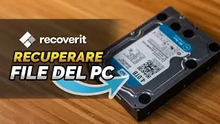Recuperare file cancellati da Hard Disk formattato con Wondershare Recoverit - Tutorial PC