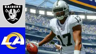 Raiders vs Rams l Week 7 2024 Season (Madden 25 Rosters) l 4K Madden 24 PS5 Simulation