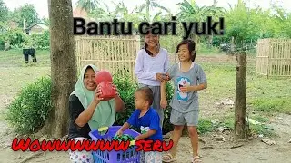 Mainan tersesat di kebun😱 bantu cari yuk