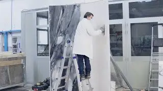 How to install Tecnografica Smart Panel on curved walls