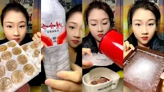 LZM / ASMR THIN ICE EATING MUKBANG / WHITE ICE / HARD ICE / FREEZER FROST / COLA ICE