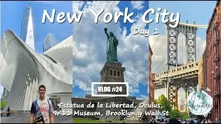 Día 1 en New York City (GUIA COMPLETA) Estatua de la Libertad, Oculus, 9/11, Wall St) vlog#24