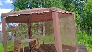 Как я сделал подиум для шатра