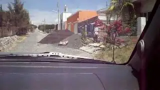 Llegando a La Angostura Mich.