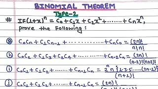 Binomial Theorem class -12 || Part-3 and Type 2||Basic math solution || Old is gold solution || NEB