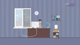 Motion graphics presentation - crypto-mining farm