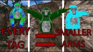 Every Time I Get Tagged I Shrink My Arms (Gorilla Tag VR)