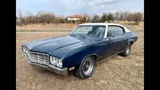 Going fast with class!  1970 Buick Skylark  (walk-around video)  TEXAS CLASSIC CAR GUY