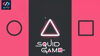 How to create Squid Game Symbols with pure CSS | HTML தமிழில்
