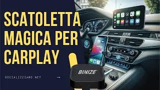Col Binize CarPlay Wireless Magic BOX puoi installare in auto le tue app preferite.